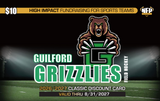 2026 Guilford Field Hockey Classic Discount Card