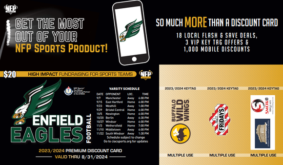 Enfield Eagles Football Premium Discount Card 2023