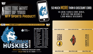 2024 Morgan Huskies Boys' Soccer Premium Discount Card