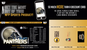 2024 Platt Panthers Football Premium Discount Card