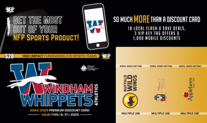 2024 Windham Whippets Football Premium Discount Card