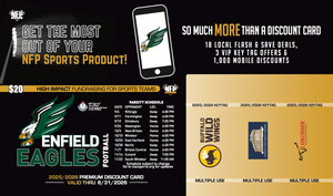2025 Enfield Eagles Football Premium Discount Card